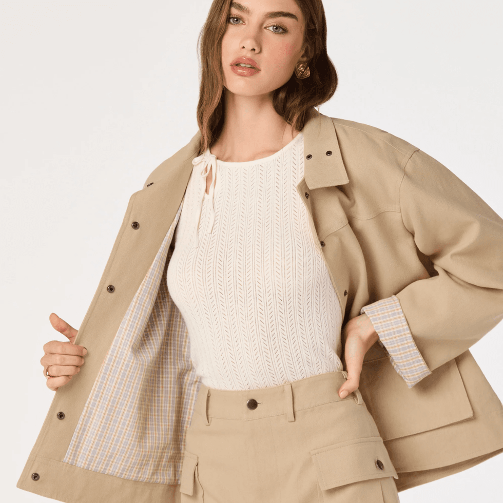 ASTR The Label Beron Utility Jacket