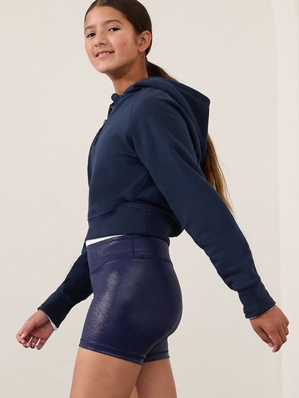 Athleta x Simone Biles Girls Chit Chat Shine Short