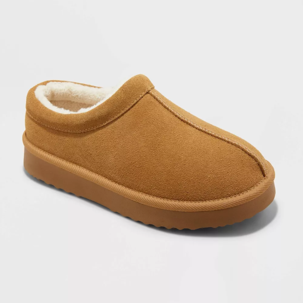 Auden Kaya Genuine Suede Clog Slippers