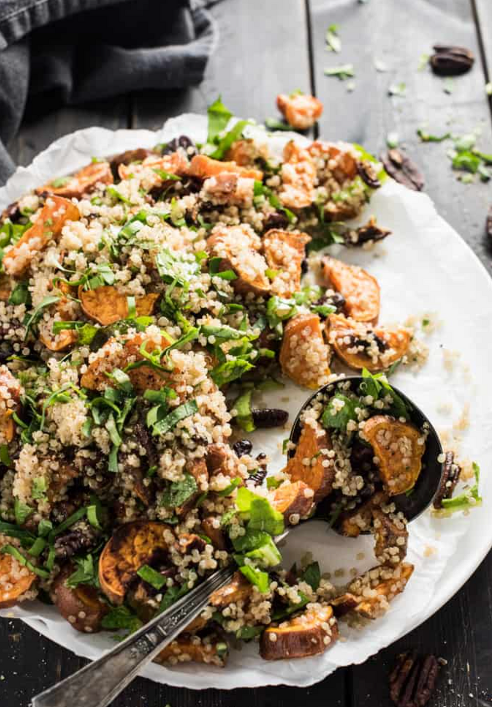 Autumn Quinoa Salad with Sweet Potatoes
