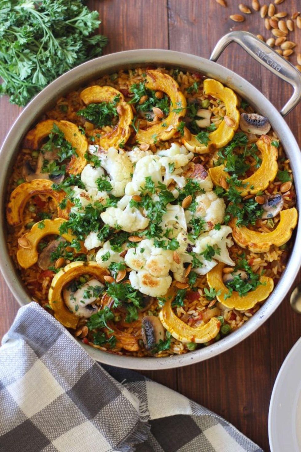 Autumn Vegetable Paella