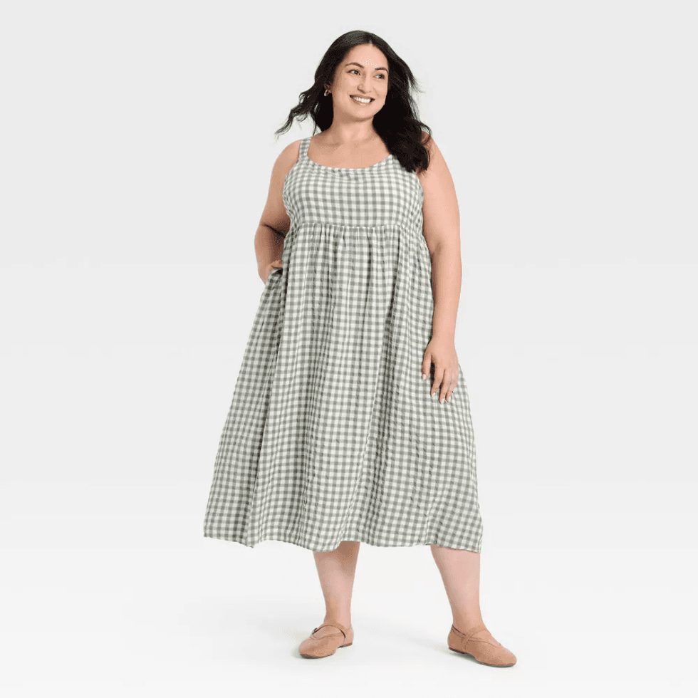 Ava & Viv Midi Empire Waist Dress