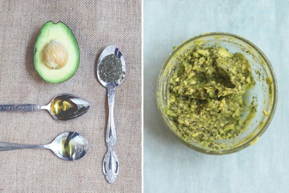 Avocado and Peppermint Hair Mask