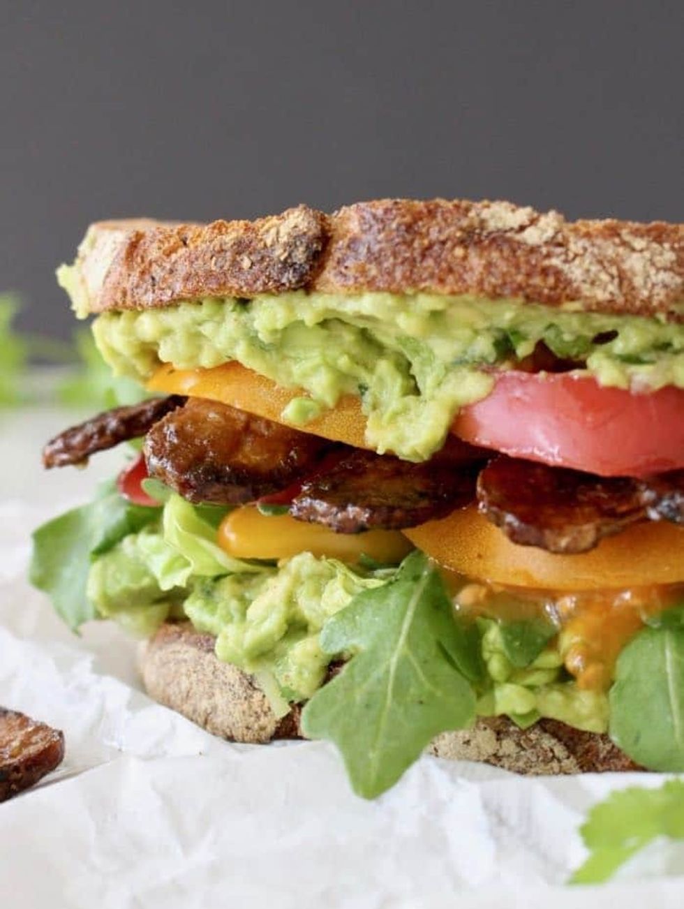 Avocado Tempeh Sandwich Recipe low calorie meals