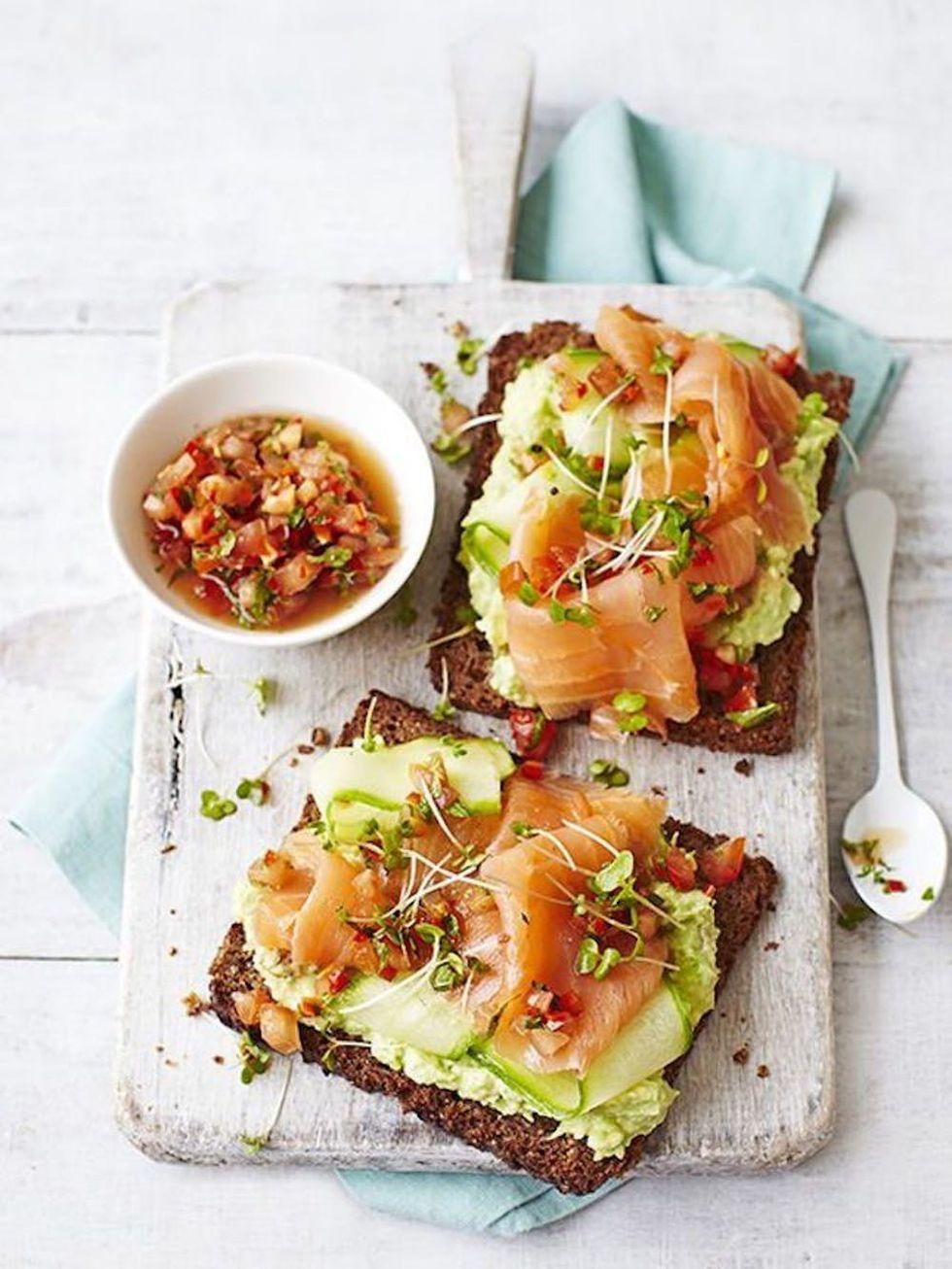Avocado Toast with Smoked Salmon