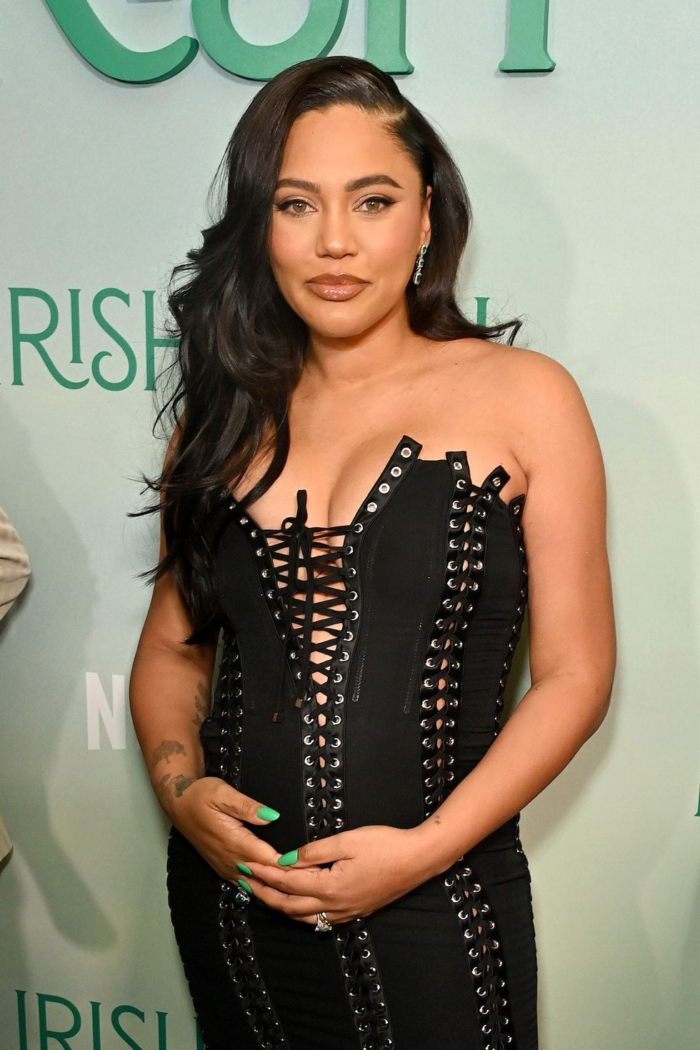 ayesha curry at "Irish Wish" premiere