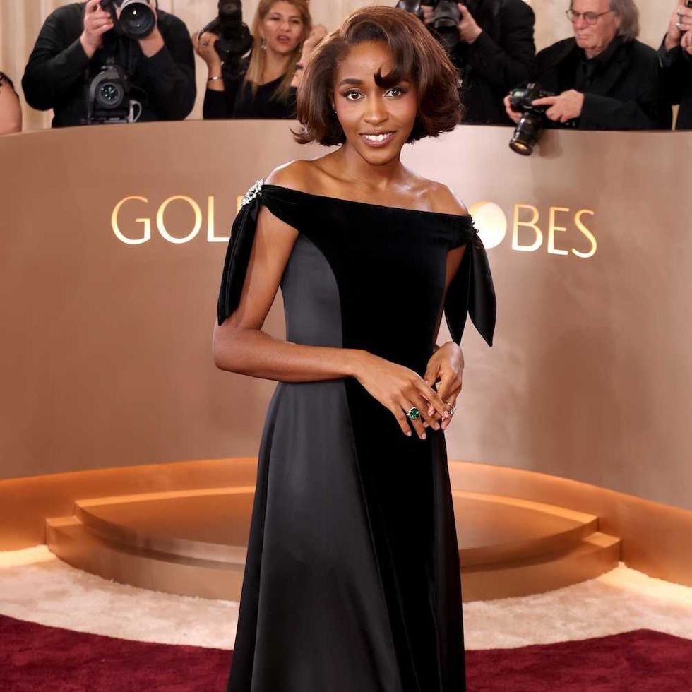 Ayo Edebiri at the 83rd Golden Globes in 2026