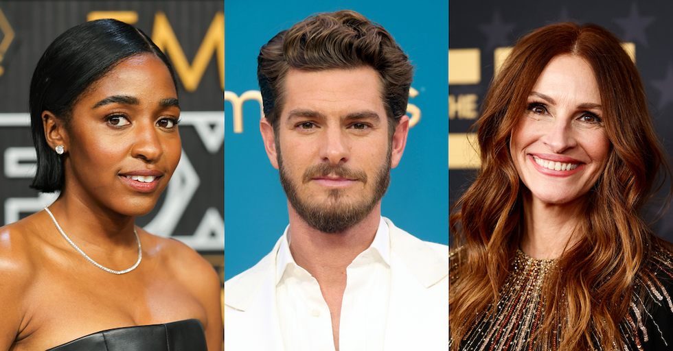 Ayo Edebiri, Julia Roberts, and Andrew Garfield