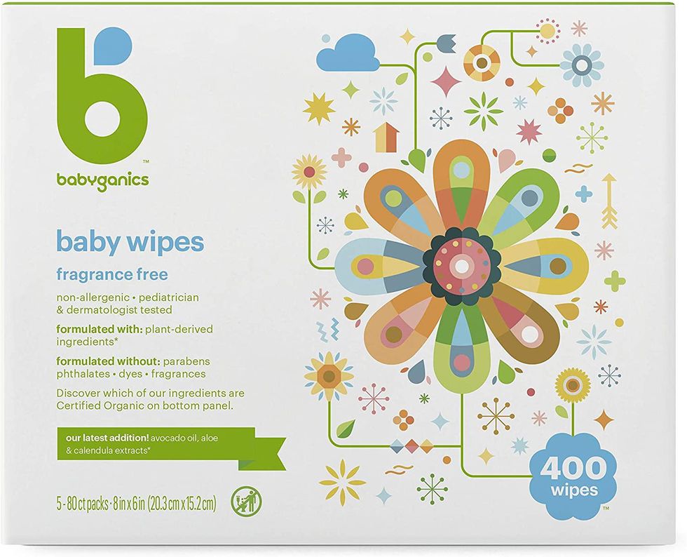 Babyganics Unscented Diaper Wipes