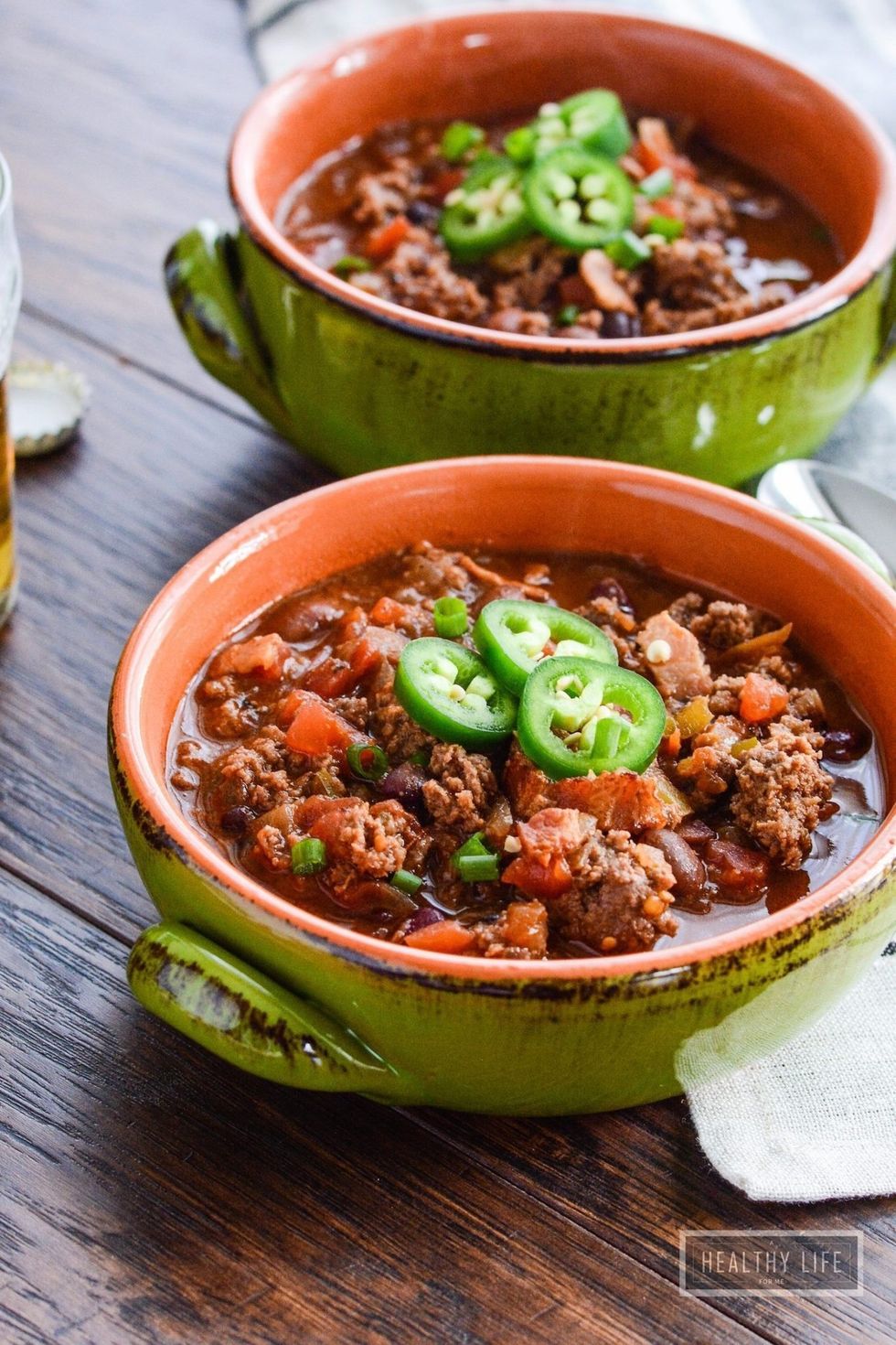 Bacon Bison Beer Chili unique chili recipes