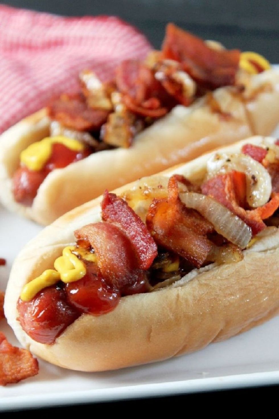 Bacon Hot Dog Snack for Tailgating