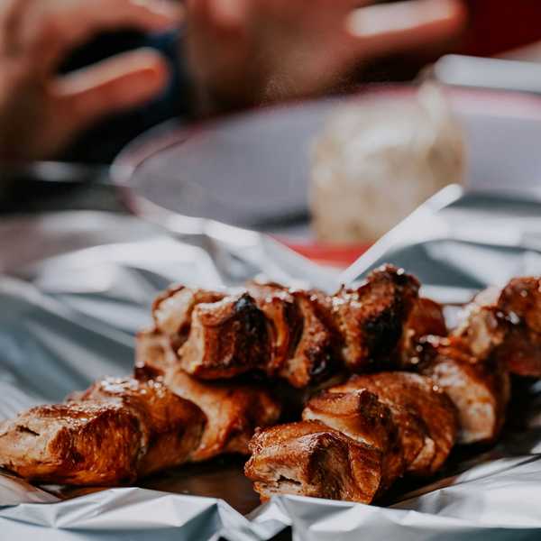 Bacon-Wrapped Chicken Skewers