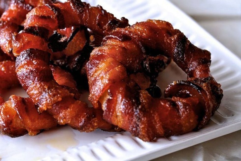 Bacon-Wrapped Onion Rings