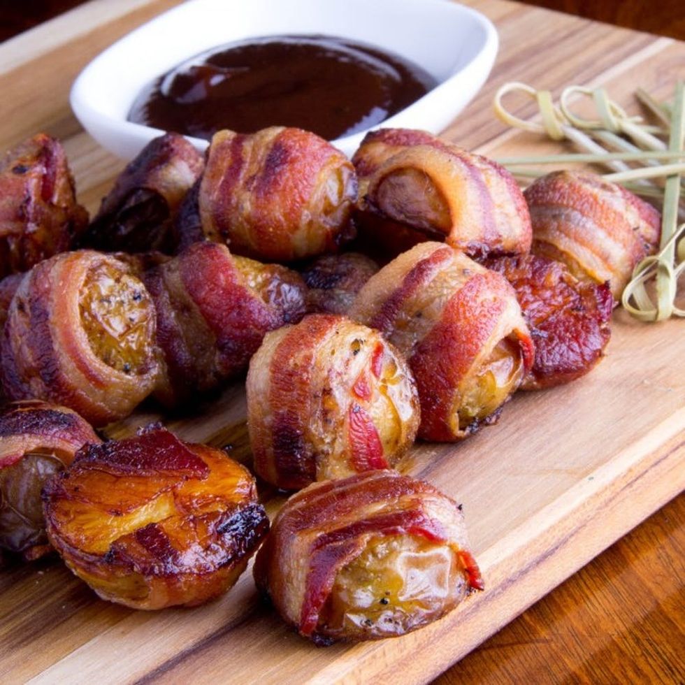Bacon Wrapped Potato Bites