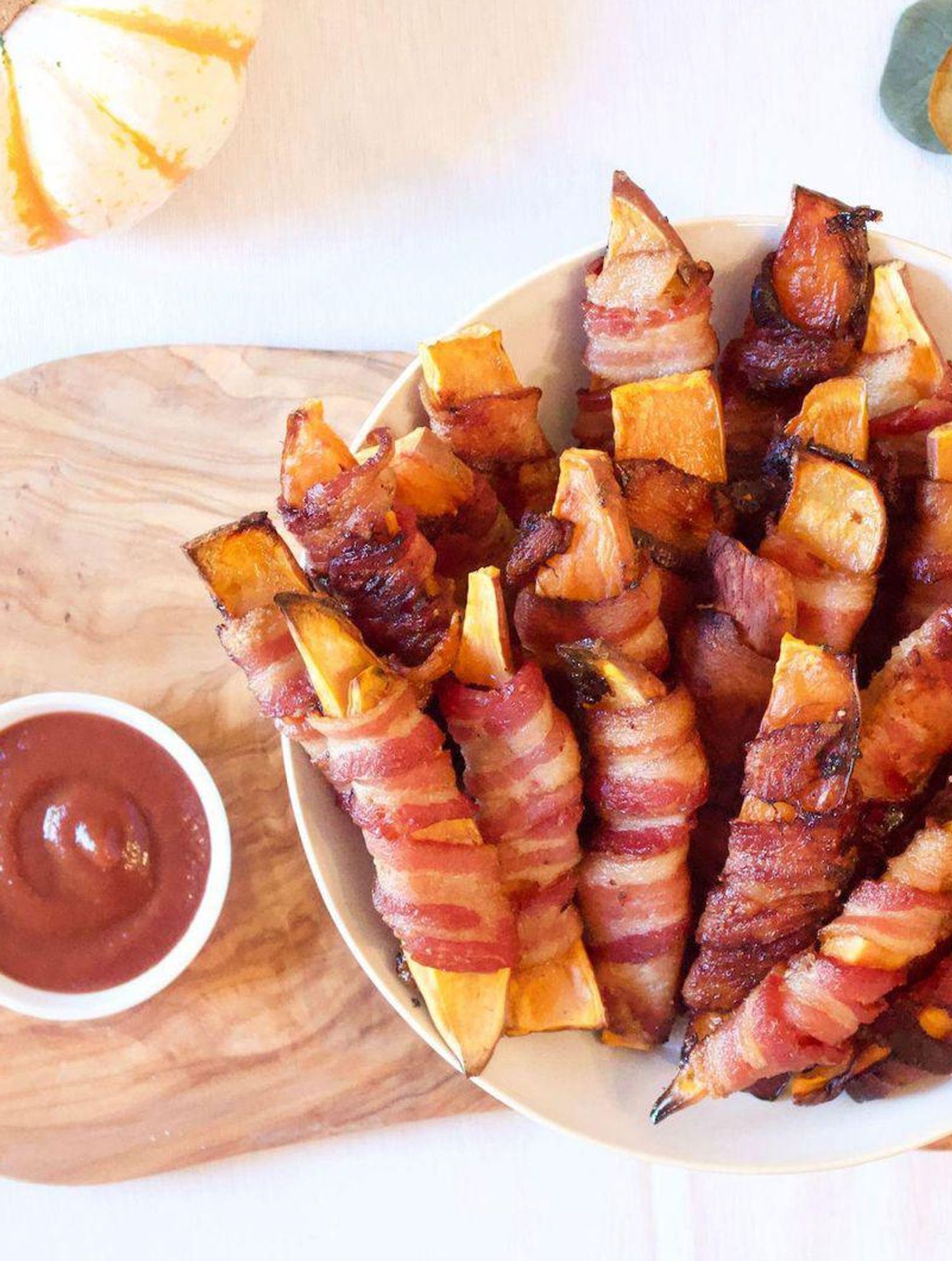 Bacon-Wrapped Sweet Potatoes