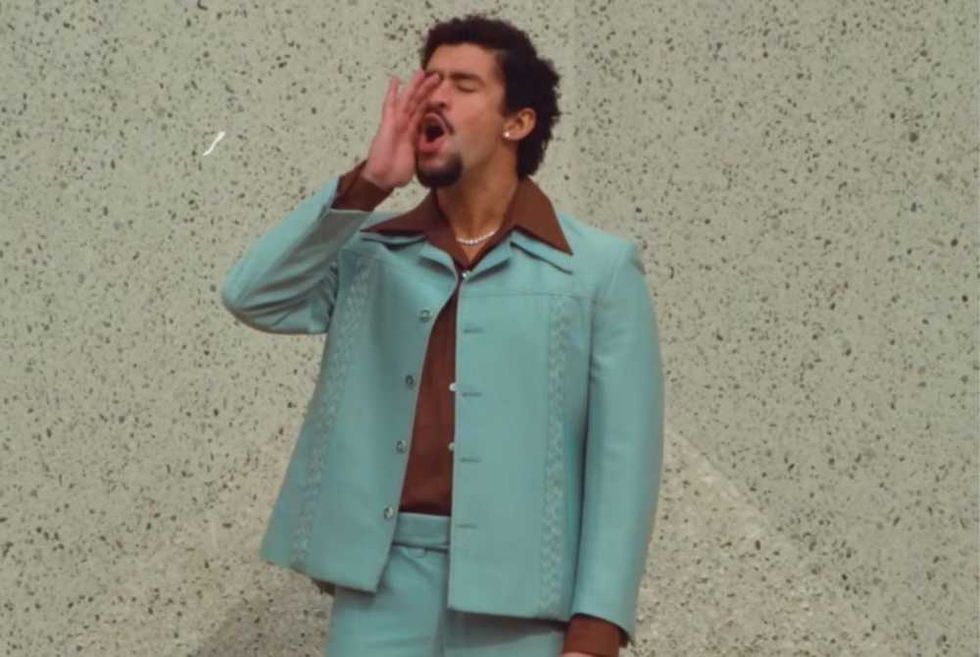 Bad Bunny in the NUEVAYoL music video