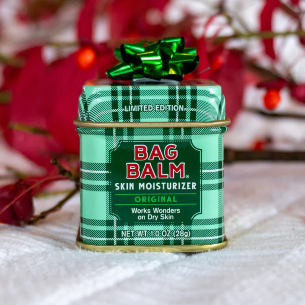 Bag Balm Green Plaid Mini Tin