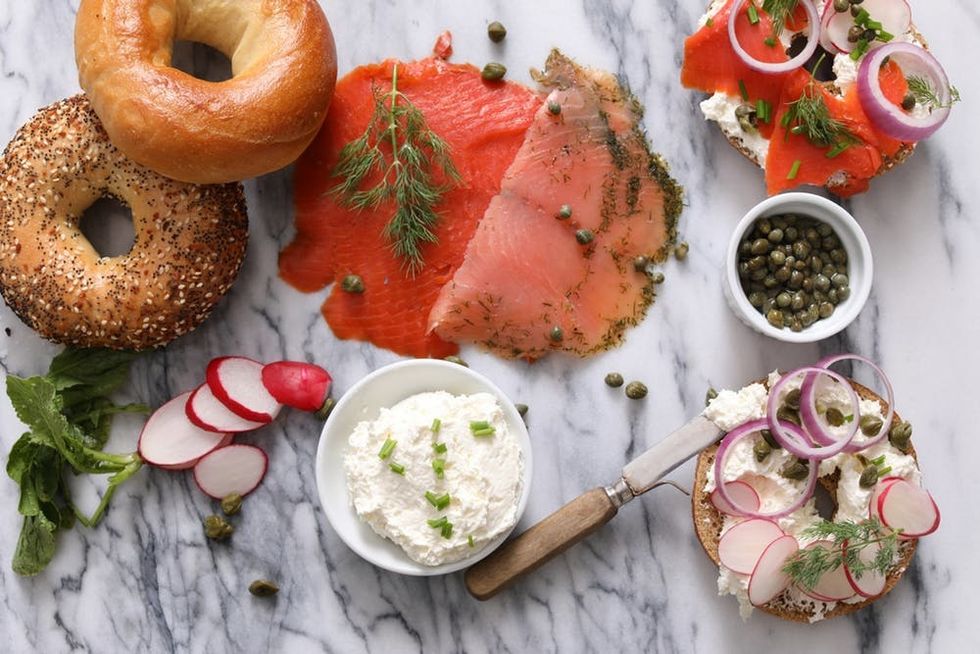 bagels and lox