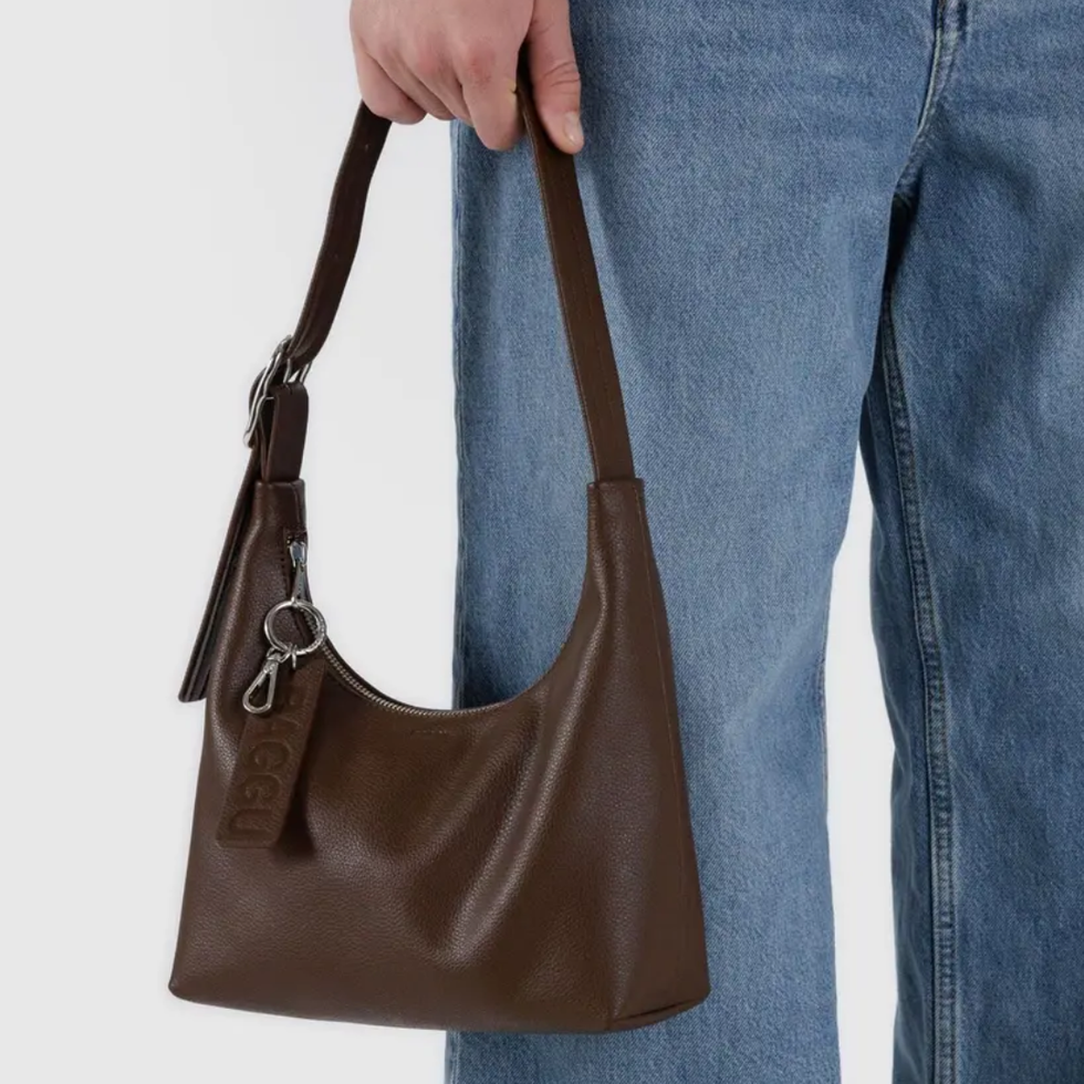 Baggu Mini Recycled Leather Shoulder Bag