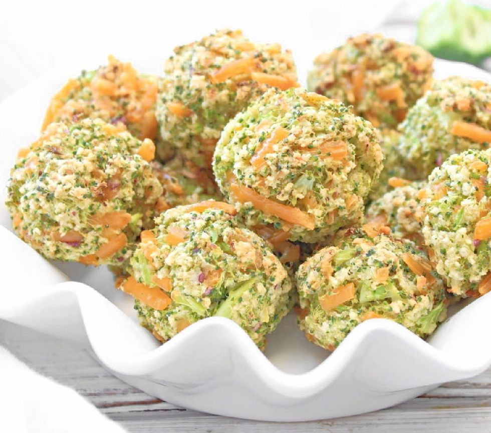 baked broccoli balls