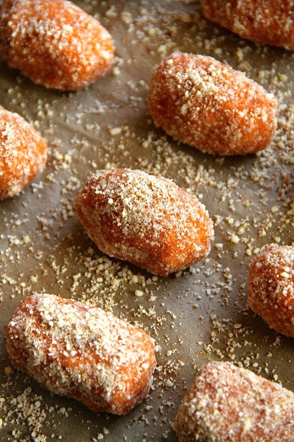 Baked Cinnamon + Sugar Sweet Potato Tots