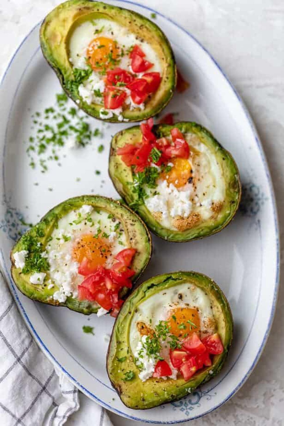 Baked Eggs in Avocado