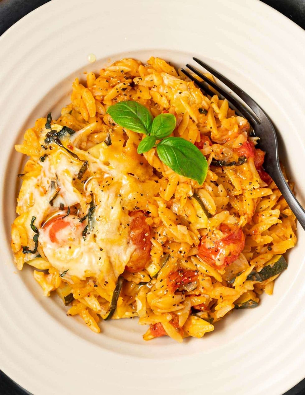 Baked Vegan Orzo