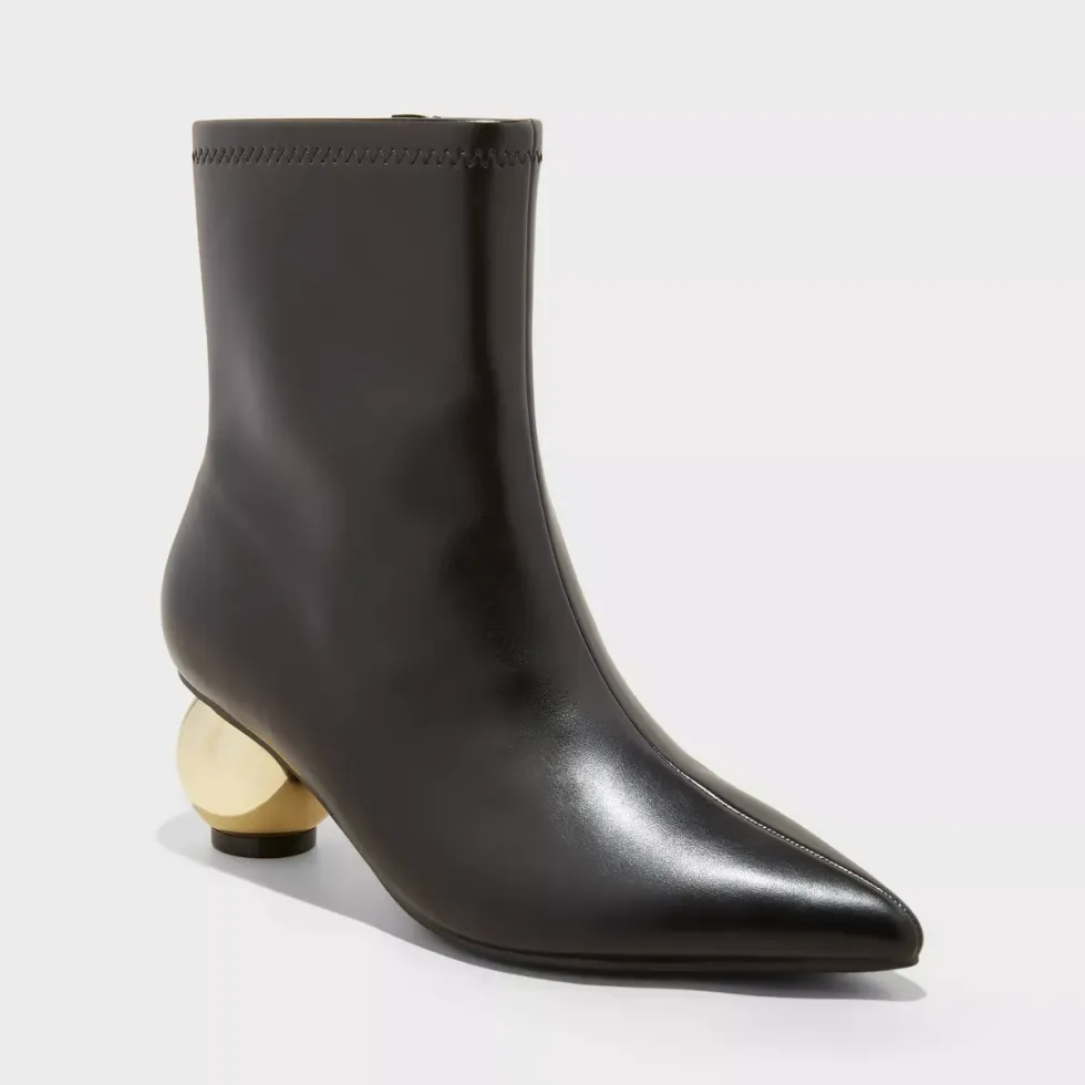 ball heel stretch ankle boots