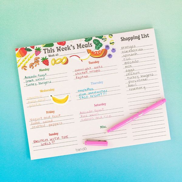 Ban.do Meal Planner step mom gifts for mothers day