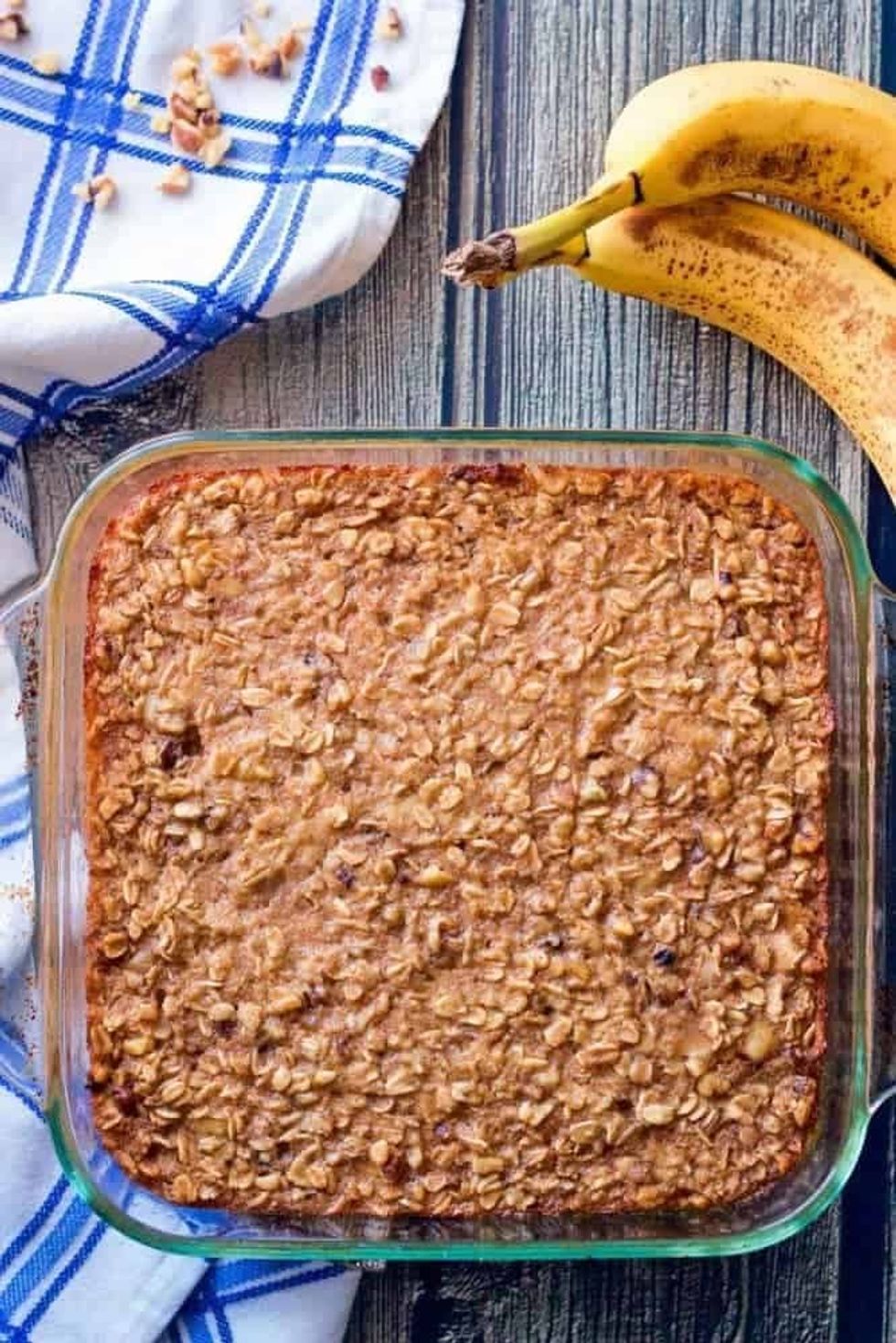 Banana Bread Baked Oatmeal