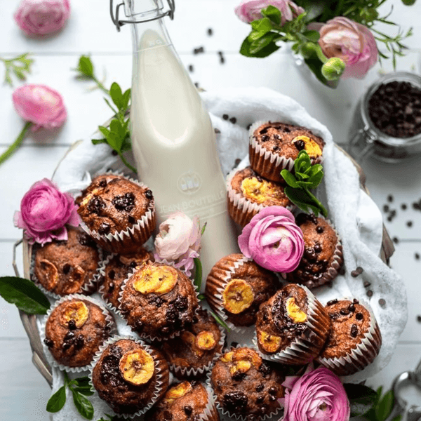 Banana Bread Chocolate Chip Muffins