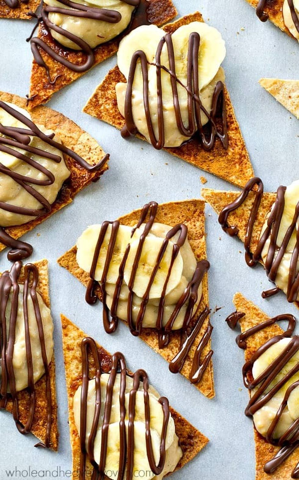 Banana Cream Pie Dessert Nachos