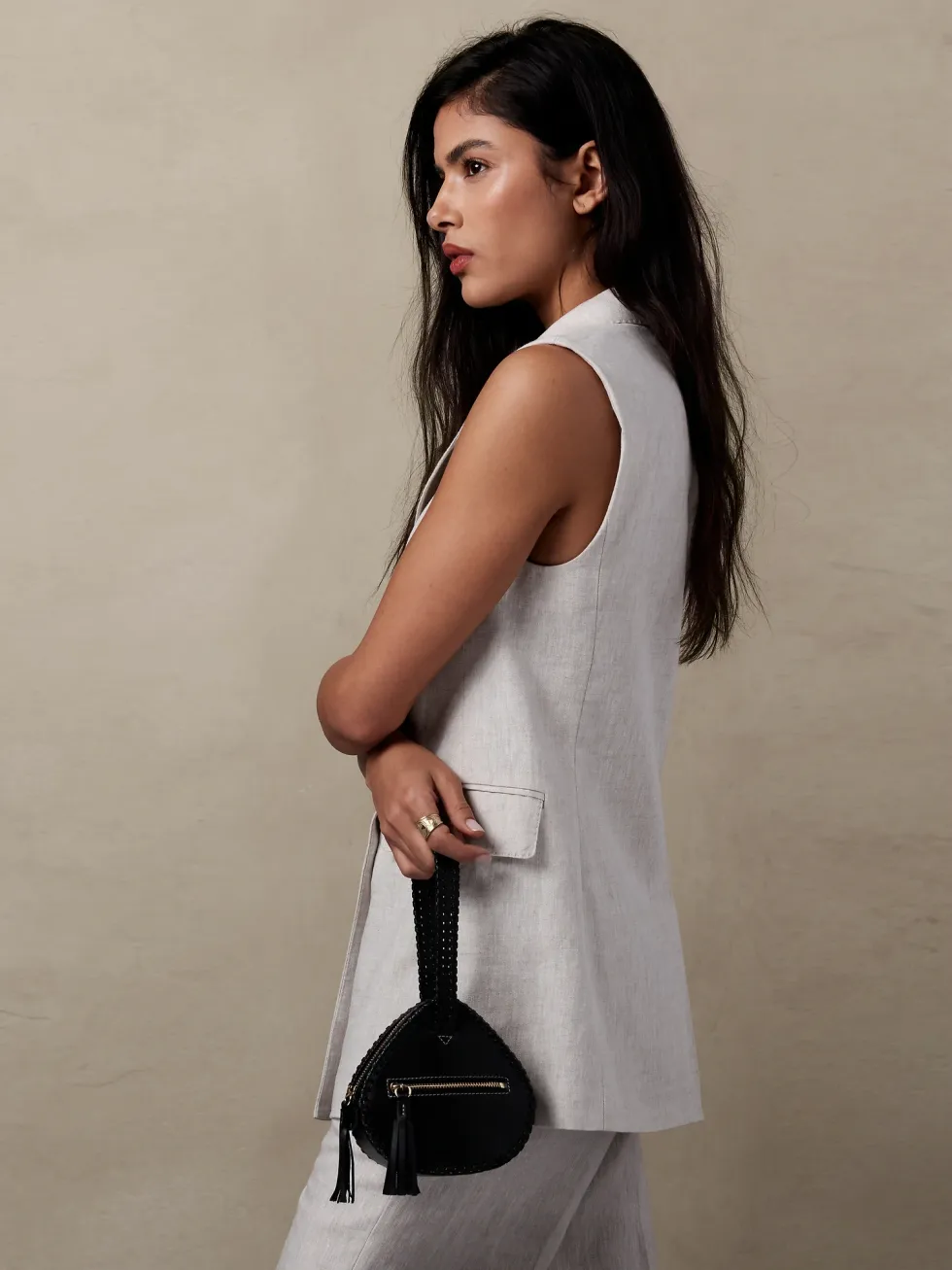 Banana Republic Black Micro Bag