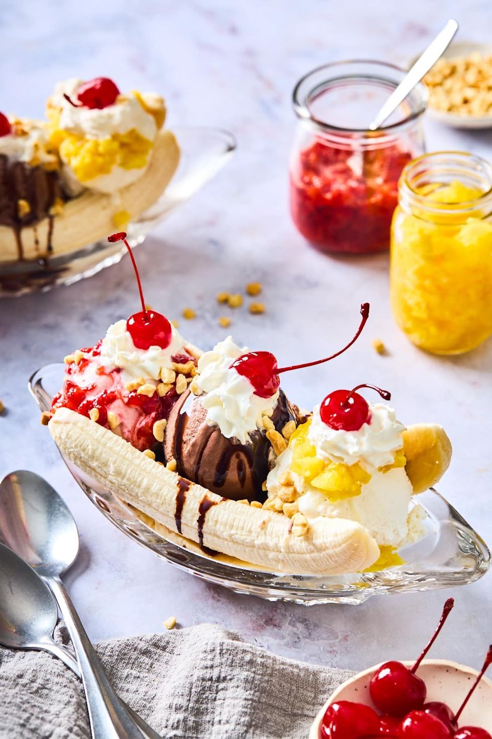 Banana Split Sundae