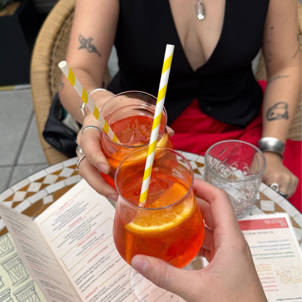 Bar Sprezzatura Aperol Spritzes