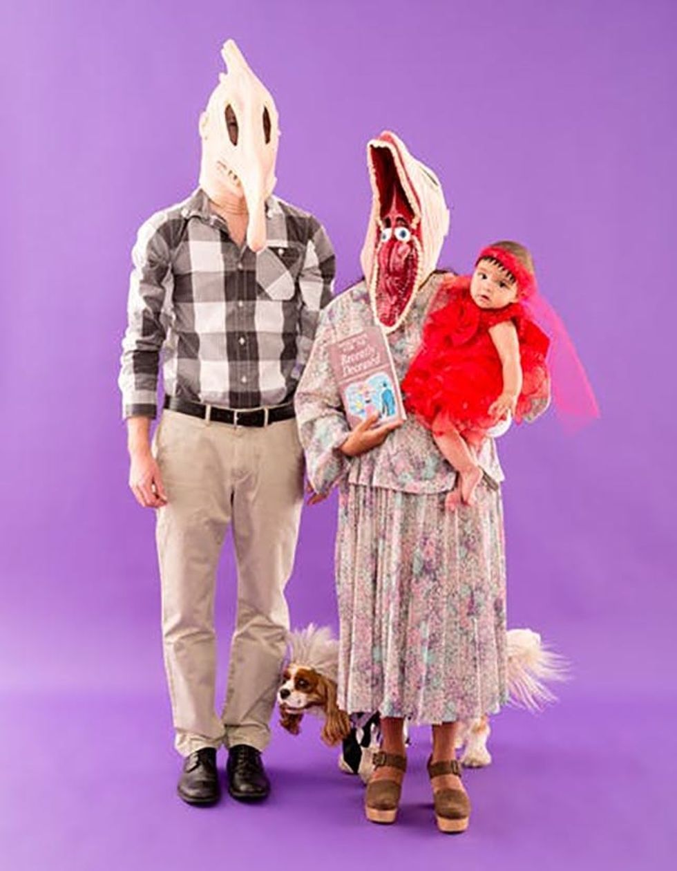 Barba, Adam, Lydia, and Beetlejuice Costumes