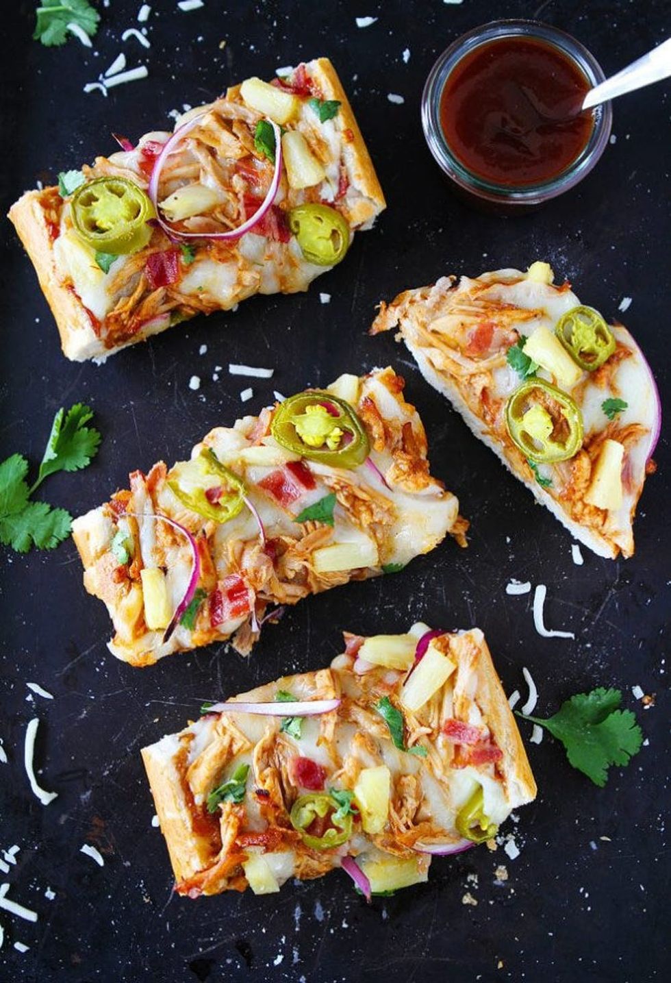 Barbecue Chicken French Bread Pizza