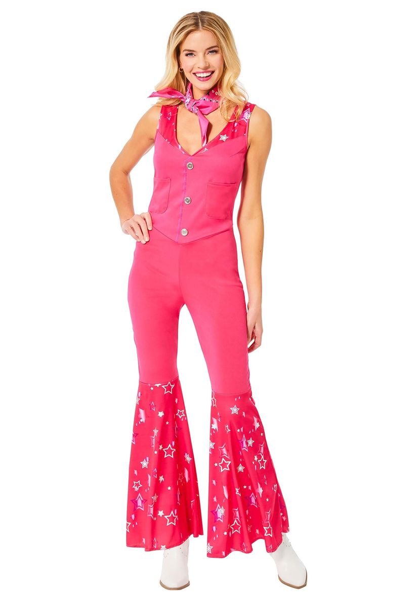 Barbie Costume Pink Barbie Western Cowgirl Ladies Costume Halloween