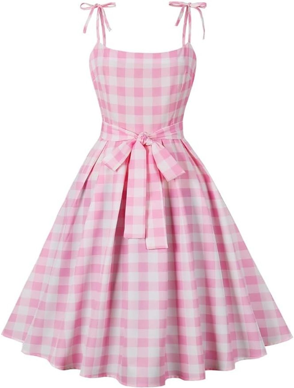 Barbie Pink Gingham Dress