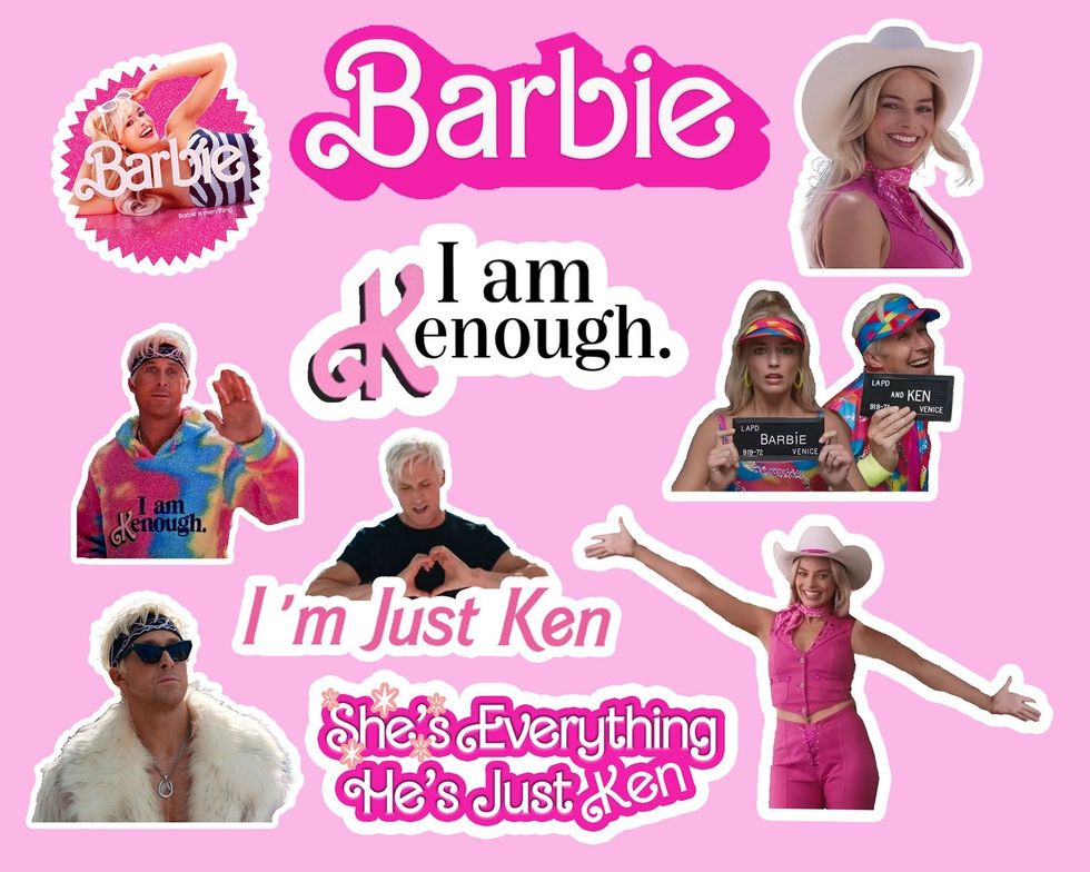 Barbie Stickers
