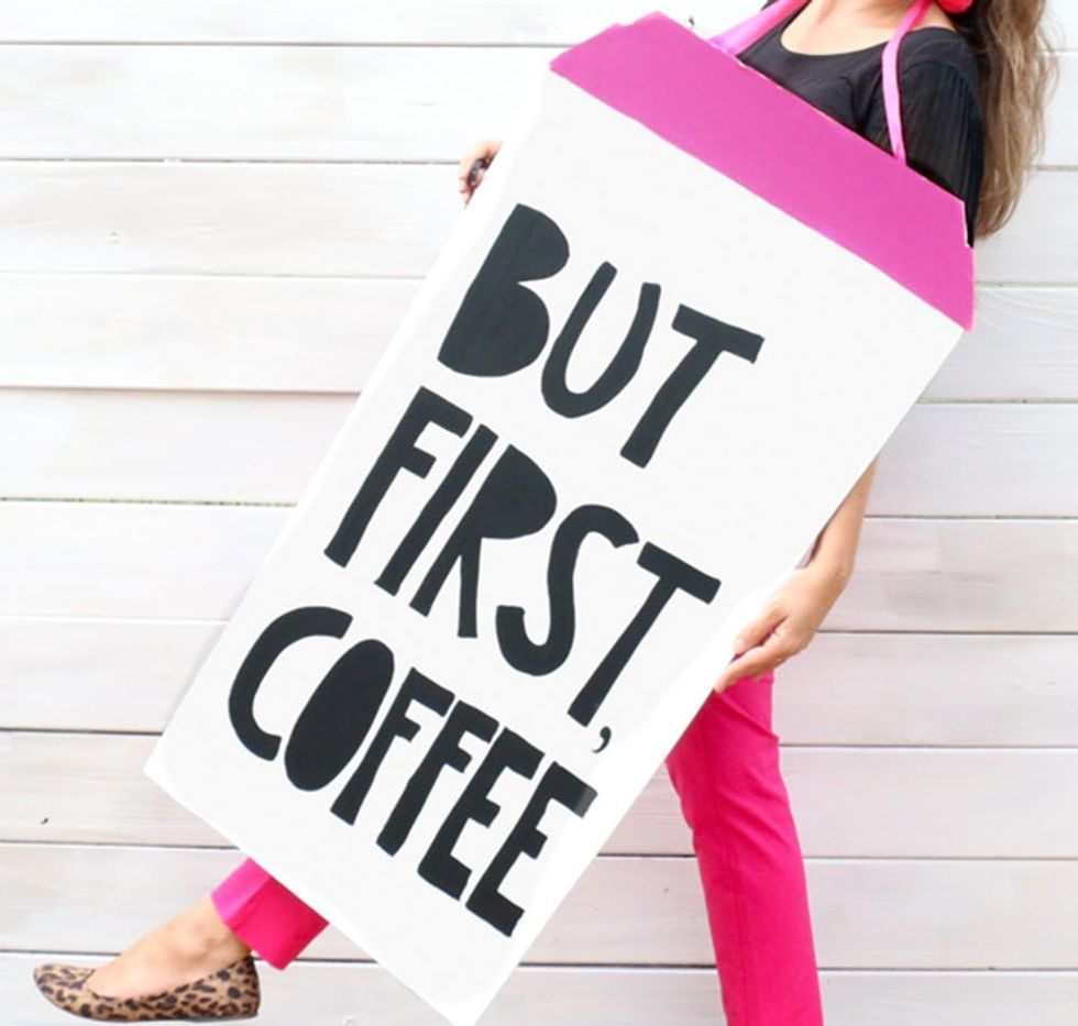 #Basic Coffee Mug Costume last-minute Halloween costume