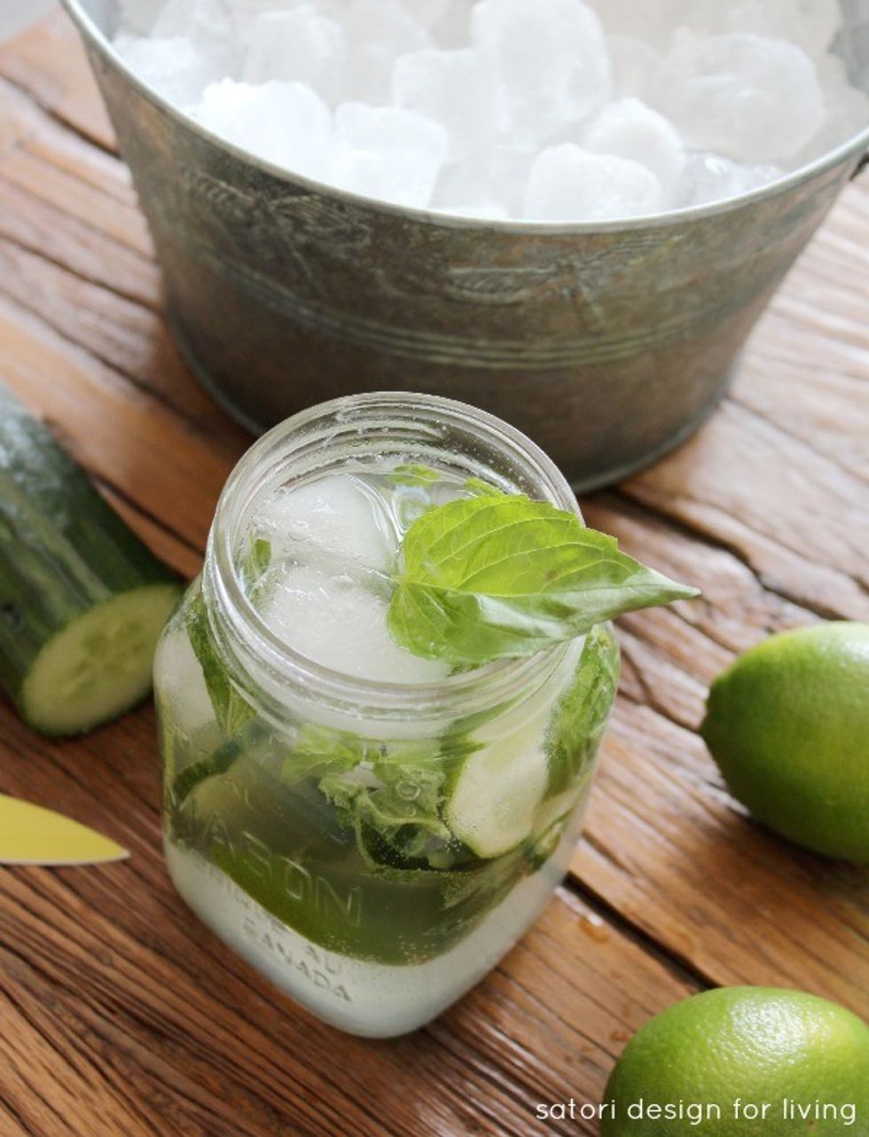 Basil Cucumber Mojito