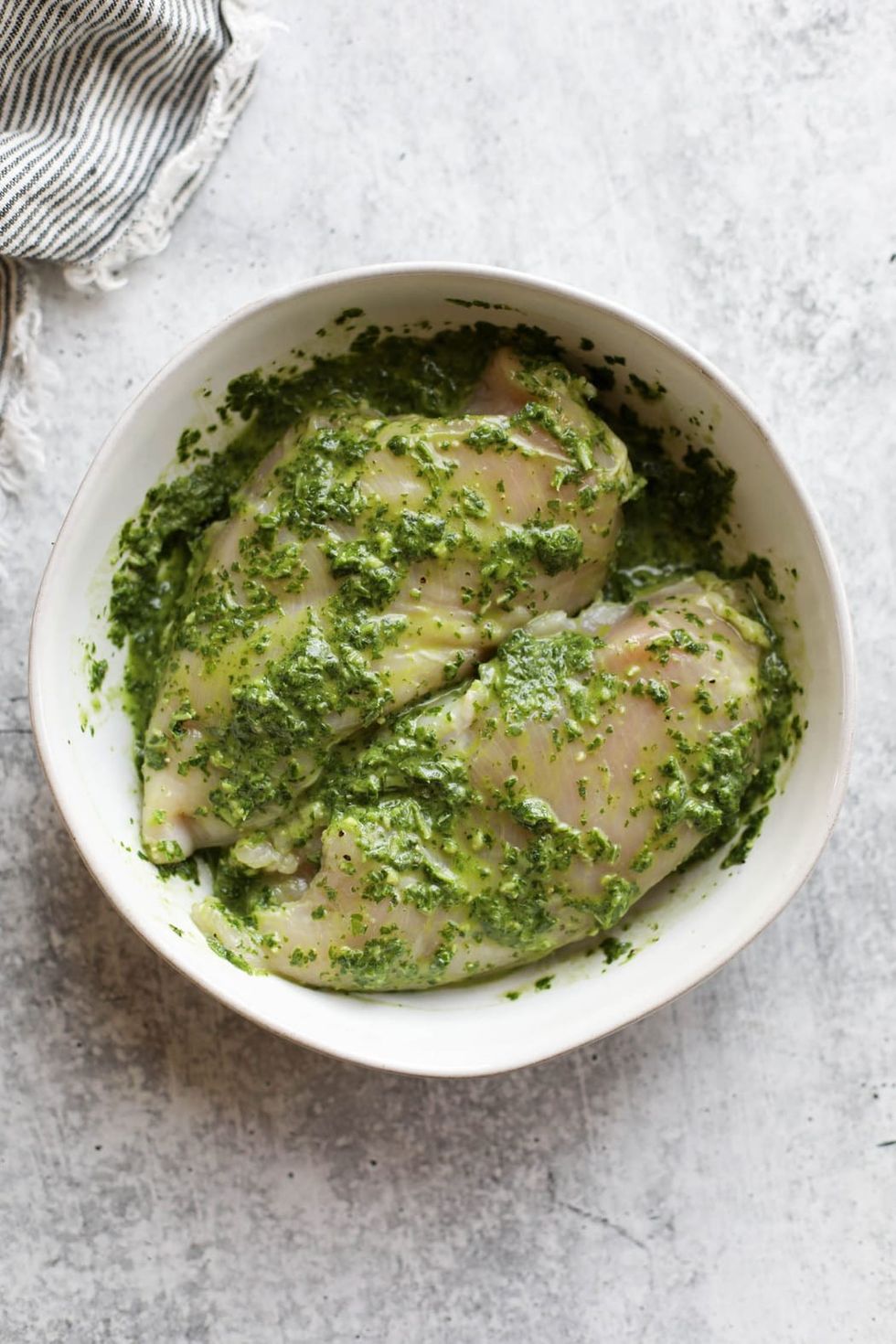 Basil pesto chicken