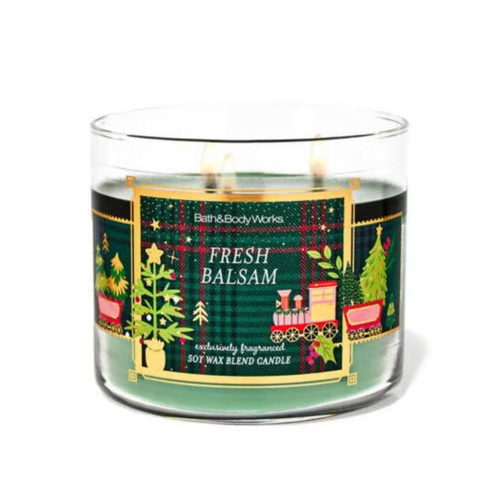 Bath & Body Works Fresh Balsam 3-Wick Candle
