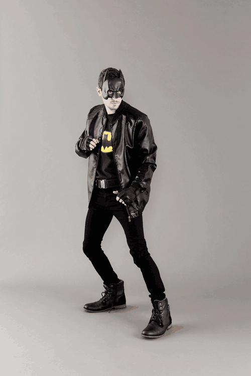 Batman Halloween Costume Gif