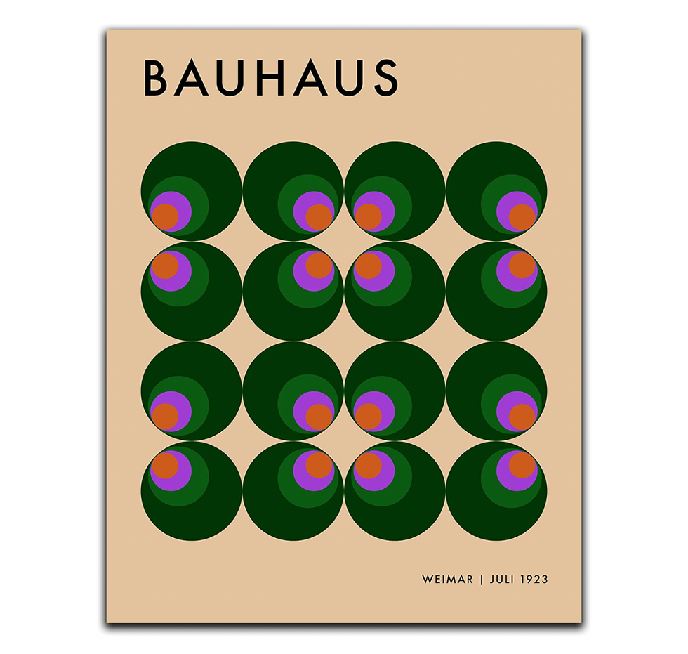 bauhaus wall art