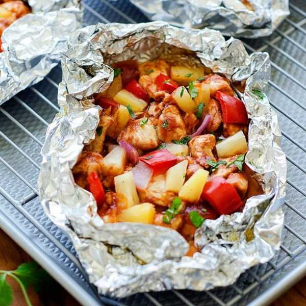 BBQ Chicken Foil Packs