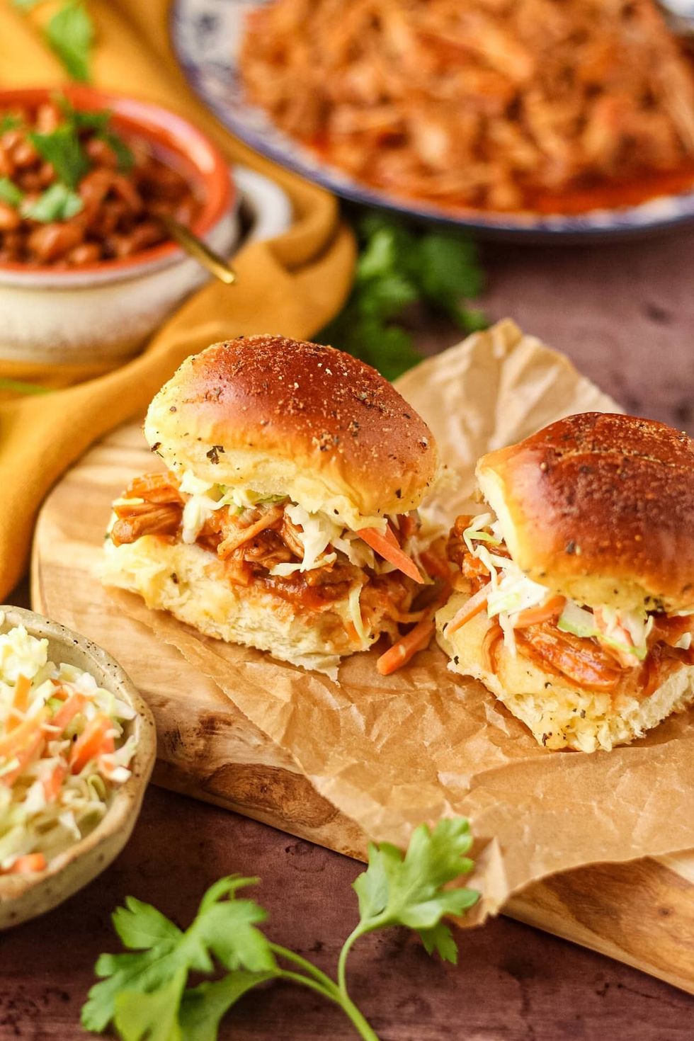 BBQ Chicken Sliders