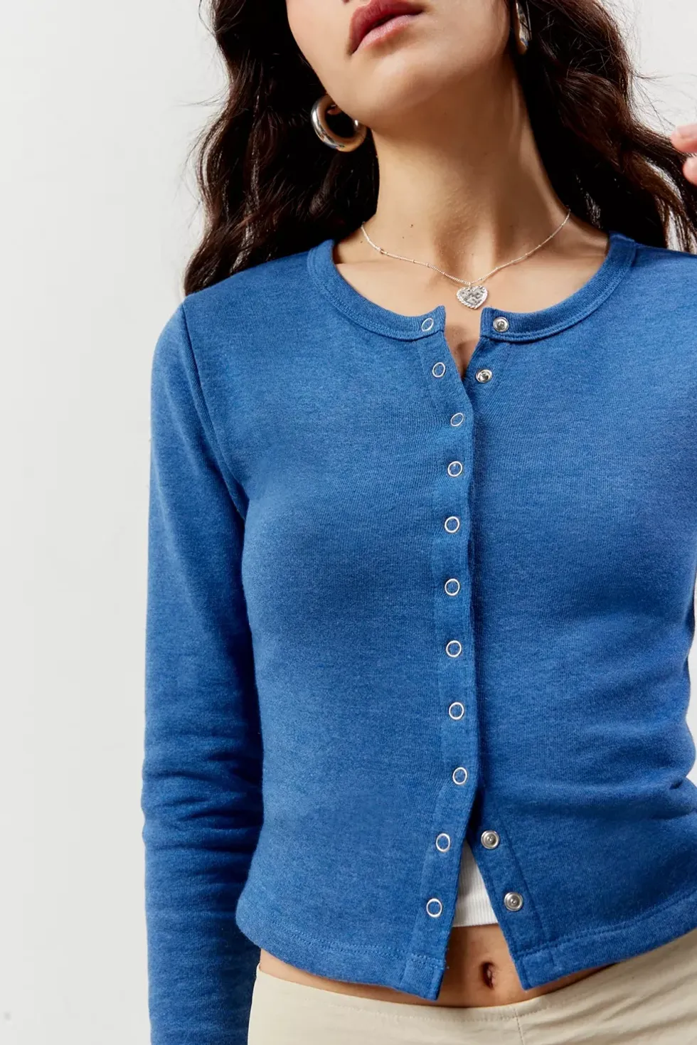 BDG Kit Snap-Button Cardigan