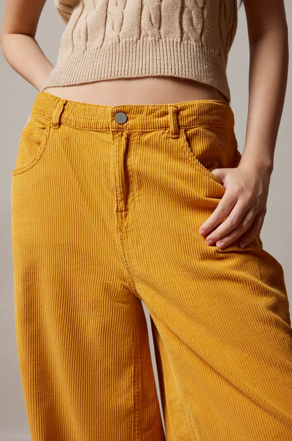 BDG Logan Corduroy Baggy Buckle Pant